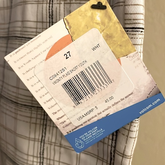 NWT Boys Volcom Shorts Size 14 - Picture 5 of 5